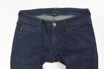 CALVIN KLEIN SPODNIE JEANS RURKI SKINNY roz W26L32