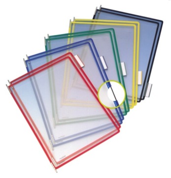 Презентационные панели TARIFOLD А4, микс цветов, 10 шт.