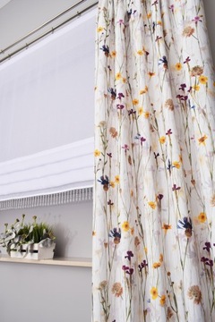 МЕРНЫЙ ШТОР ЦВЕТЫ МАЛЕНЬКИЕ ЦВЕТЫ ЦВЕТНАЯ МЕДИА 150 СМ