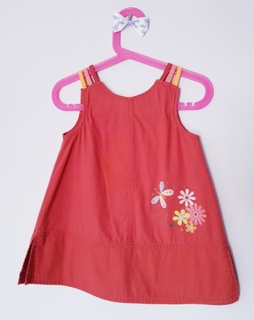 Cudna LETNIA Sukienka Baby Club r. 86
