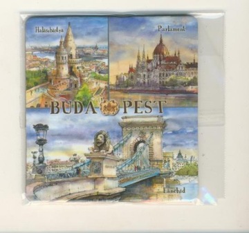 MAGNES NA LODÓWKĘ MAGNETKA BUDAPESZT HERB 1079