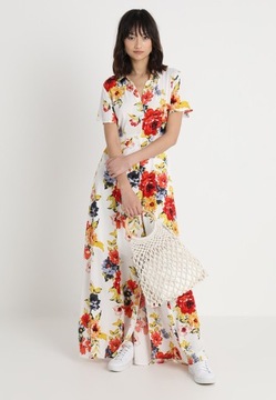 VILA- piękna sukienka maxi w kwiaty - 36