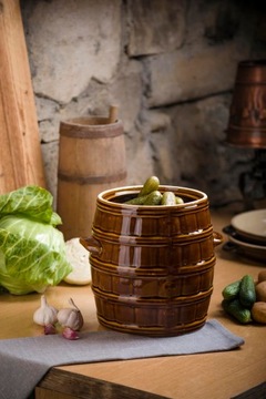 КАМНЯНАЯ ГОРШКА, бочка для маринования капусты, 8 литров
