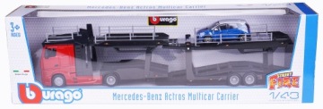 MERCEDES-BENZ ACTROS TIR LAWETA 1:43 RENAULT CAPTU