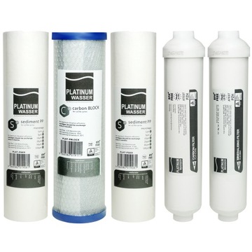 ZESTAW WKŁADÓW OSMOZA FILTR MINERALIZATOR BPA FREE