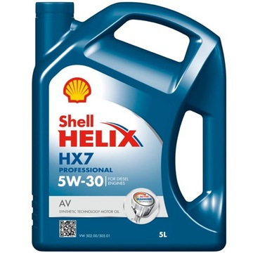 Olej silnikowy Shell Helix HX7 Professional AV 5W-30 C3 DISEL DPF BENZYNA