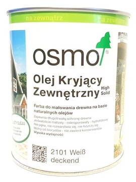 Osmo 2101 OLEJ KRYJĄCY ZEWNĘTRZNY 2,5l Biały