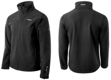 HI-TEC SOFTSHELL KURTKA MĘSKA WODOODPORNA CZARN XL