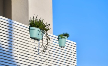 ИТАЛЬЯНСКИЙ продолговатый балконный ящик UP 50x21/23 см