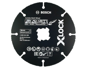 НАБОР BOSCH ИЗ 5 ДИСКОВ X-LOCK 125 мм в контейнере