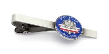 Зажим для галстука с делом 100 лет полиции в Польше