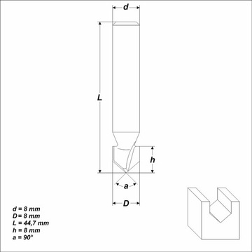 V-образный резак