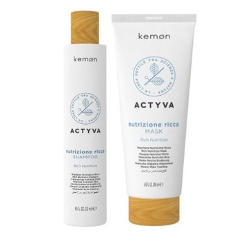 KEMON Actyva Nutrizione Ricca szampon250 maska200