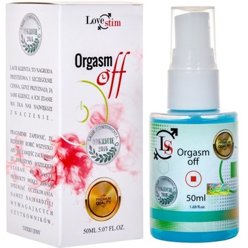 ORGASM OFF OPÓŹNIA ZNIECZULA PENISA DŁUGI SEX 50ml