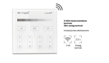 ЗОНАЛЬНЫЙ КОНТРОЛЛЕР MI-LIGHT ДЛЯ ОДНОКОЛЕСНЫХ СВЕТОДИОДНЫХ ПОЕЗДОК.