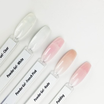 ПОРОШОК ГЕЛЬ АКРИЛОВЫЙ ГЕЛЬ наращивающий гибкий гель для ногтей БЕЛЫЙ БЕЛЫЙ 30г