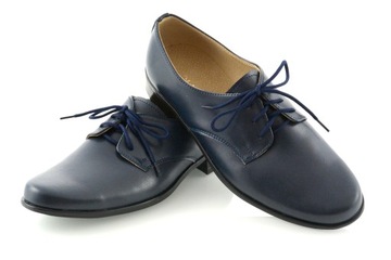 ФОРМАЛЬНЫЕ ТУФЛИ ДЛЯ МАЛЬЧИКОВ ТЕМНО-СИНИЕ r32