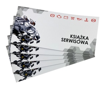 KSIĄŻKA SERWISOWA WARSZTATY SAMOCHODOWE 10 SZT