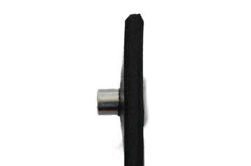 COLORISO WHITE кожаная мебельная ручка 96мм