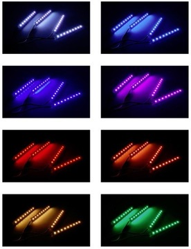 RGB СВЕТОДИОДНОЕ ОСВЕЩЕНИЕ ИНТЕРЬЕРА САЛОНА АВТОМОБИЛЯ