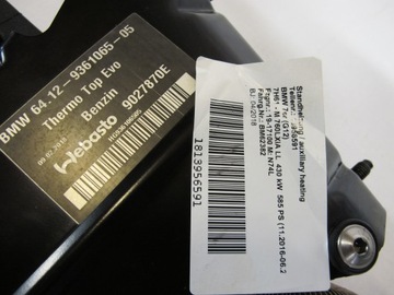 WEBASTO BMW G11 G12 БЕНЗИНОВЫЙ 9361065