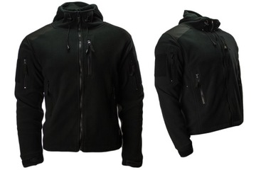 Bluza Polarowa Czarna z Kapturem TEXAR Husky XL