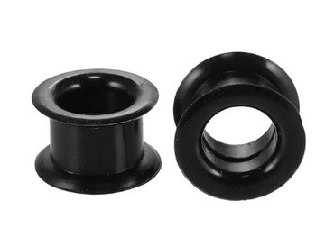Tunel tunele plug Czarny silikon 12mm