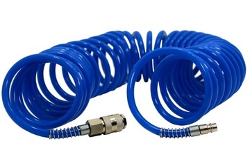 Wąż spiralny pneumatyczny 20m 8x12mm ciśnienie robocze 8 bar przyłącza euro