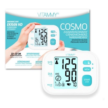 VITAMMY Cosmo Ciśnieniomierz naramienny arytmia