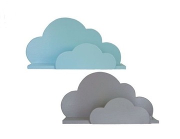ДЕРЕВЯННАЯ ПОЛКА CLOUD МДФ 40 см РАЗНЫЕ ЦВЕТА