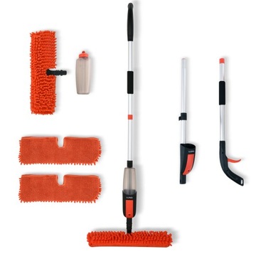 MOP ZE SPRYSKIWACZEM OBROTOWY DWUSTRONNY NAKŁADKI