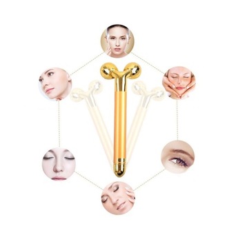 3D МАССАЖЕР ДЛЯ ЛИЦА И ГЛАЗ 24К ЗОЛОТО