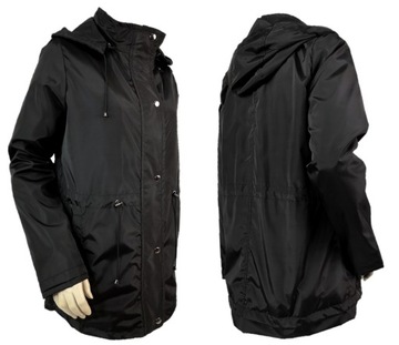 МОДНАЯ ЛЕТНЯЯ КУРТКА ПАРКА С КАПЮШОНОМ ПЛЮС РАЗМЕР XXL 48 50