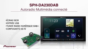 PIONEER SPH-DA230DAB RADIO 2-DIN BT DAB SUPER CENA