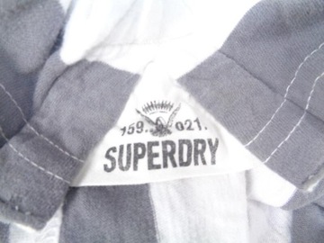 38 SUPERDRY KOSZULKA POLO W PASKI LOGO L920