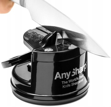 AnySharp ДИСК ДЛЯ ЗАТОЧКИ НОЖЕЙ ЧЕРНЫЙ ОРИГИНАЛЬНЫЙ КЛАССИК