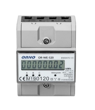 Licznik prądu energii OR-WE-520 MID 3-fazowy