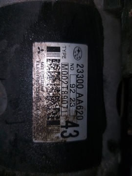 STARTÉR 23300AA620 2.0D SUBARU FORESTER III 08-