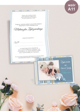 ПРИГЛАШЕНИЯ НА КРЕСТИЕ с фото + конверт