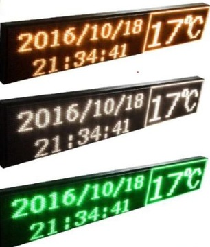 Рекламная светодиодная доска с экраном 168 х 40 см.