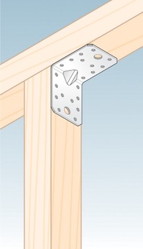 СОЕДИНИТЕЛЬ УГЛОВОЙ ПЛОТНИКОВЫЙ KPL1 90x90x65x2 10 шт.