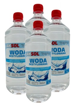 LAKSOL WODA DESTYLOWANA DEMINERALIZOWANA 4L