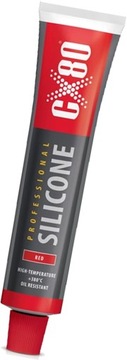 CX80 Silikon wysokotemperaturowy CZERWONY 80ml