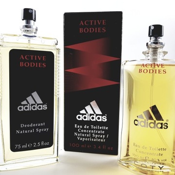ADIDAS Active Bodies Концентрат, набор 100мл+75мл