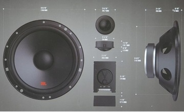 JBL Stage2 604C ДИНАМИКИ ПРОСТАВКИ VW GOLF 3 VENTO