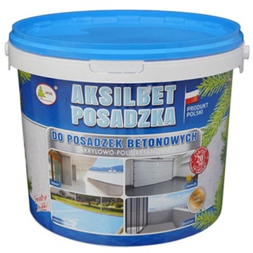 FARBA AKSILBET DO BETONU POSADZEK PODŁÓG GARAŻ 10L