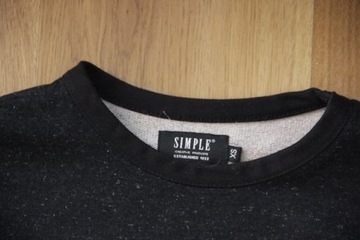 SIMPLE bluzka bluza czarna xs 34 36 s dress ciepla