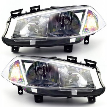 REFLEKTOR RENAULT MEGANE II H7 H1 KOMPLET