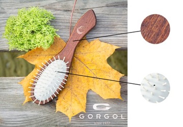 ДЕРЕВЯННАЯ ЩЕТКА ДЛЯ ВОЛОС GORGOL