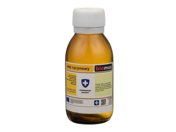OLEJ RYCYNOWY czysty Castor oil 100ml BIOMUS